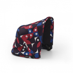 BUGABOO Fox 3 slnečná strieška Animal Explorer Red/Blue