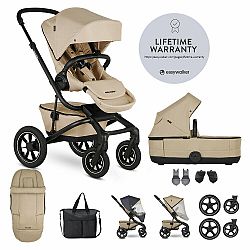 EASYWALKER Set XXL kočík kombinovaný Jimmey Air Sand Taupe s príslušenstvom