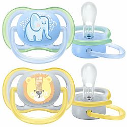 Philips AVENT Cumlík Ultra air text 0-6m chlapec 2 ks