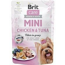 Brit Kapsička Care Mini Chicken&Tuna Fillets In Gravy 85g