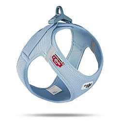 CURLI Postroj pre psov so sponou Air-Mesh Skyblue M, 6-9 kg