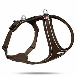 CURLI Postroj pre psy Belka Comfort Brown L, 25-33 kg