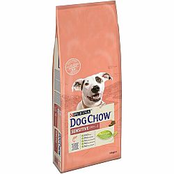 DOG CHOW SENSITIVE losos a rýže 14kg