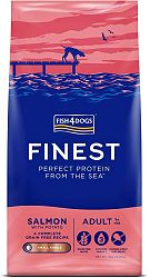 FISH4DOGS Granule malé pre dospelých psy Finest losos so zemiakmi 6kg, 1+