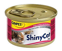 Gimpet ShinyCat s kuracím mäsom a mäsom z raka 70 g