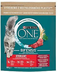 Purina ONE 800g Sterilcat s hovädzím a pšenicou