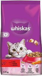 WHISKAS Granule s hovädzím 1,4KG