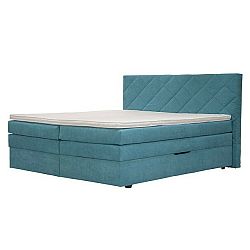 Sconto Posteľ boxspring ATIKA sivá, 180x200 cm