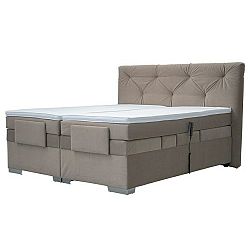 Sconto Posteľ boxspring FLORENCE sivá, 180x200 cm