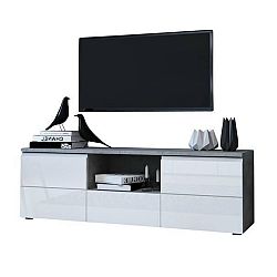 Sconto TV stolík MEZO 140 dub artisan/biela